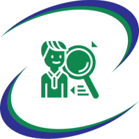 Abstract tech-themed logo design